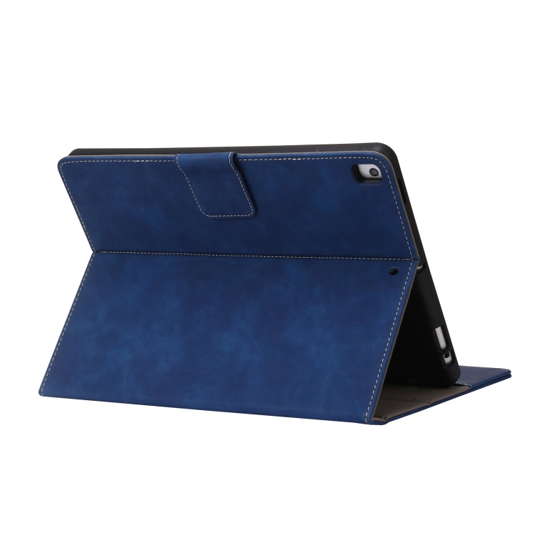 Étui à rabat horizontal en cuir de veau pour tablette, pour iPad 10.2 2019/2020/2021, pour iPad Air 3 10.5/Pro 10.5