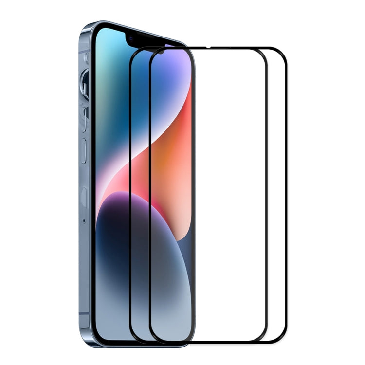 For iPhone 16e / 14 / 13 / 13 Pro ENKAY 6D Full Glue Tempered Glass Full Film, For iPhone 16e / 14 / 13 / 13 Pro (1 PC), For iPhone 16e / 14 / 13 / 13 Pro (2pcs), For iPhone 16e / 14 / 13 / 13 Pro (5pcs)