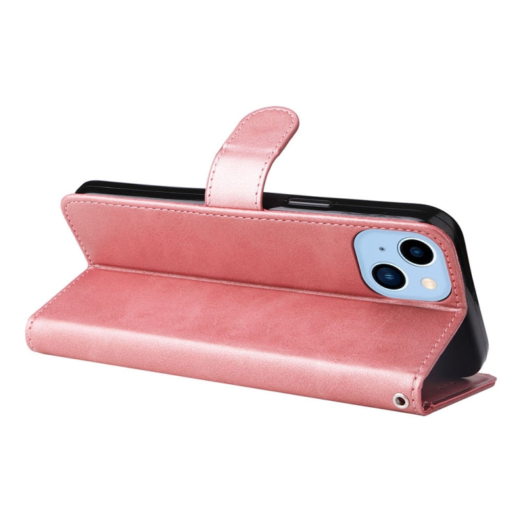 JSM Calf Texture Leather Phone Case For iPhone 14, For iPhone 14