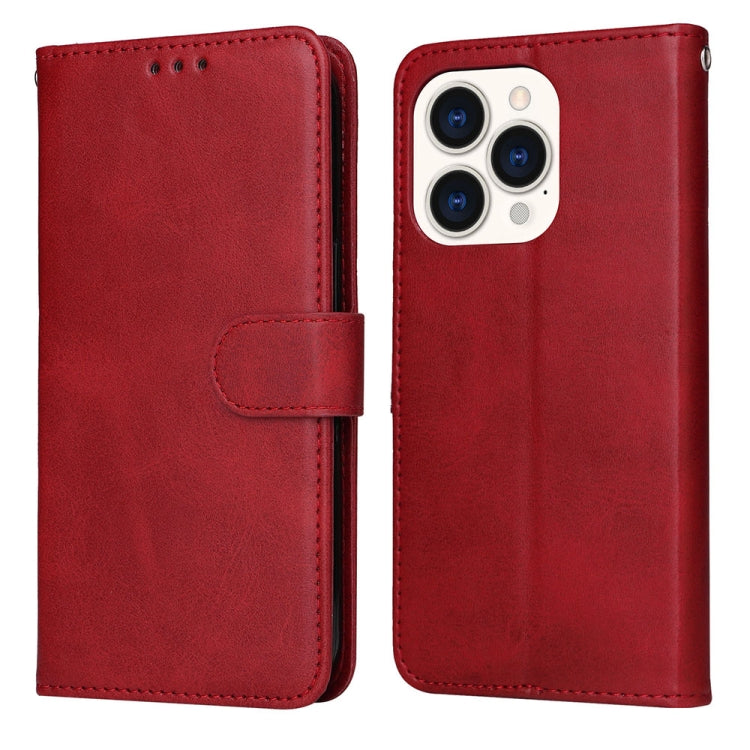JSM Calf Texture Leather Phone Case For iPhone 14 Pro, For iPhone 14 Pro