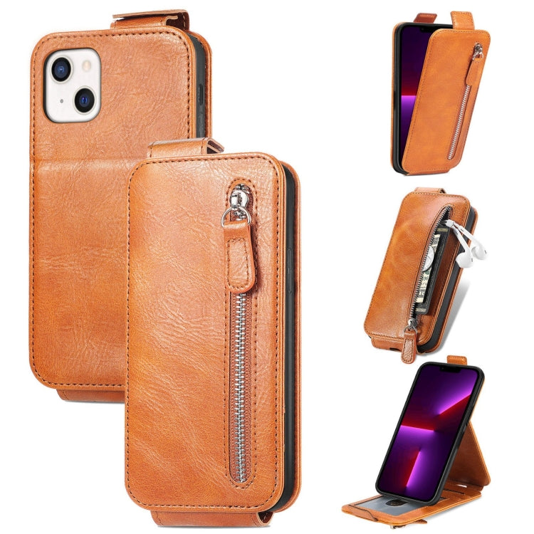 Zipper Wallet Vertical Flip Leather Phone Case