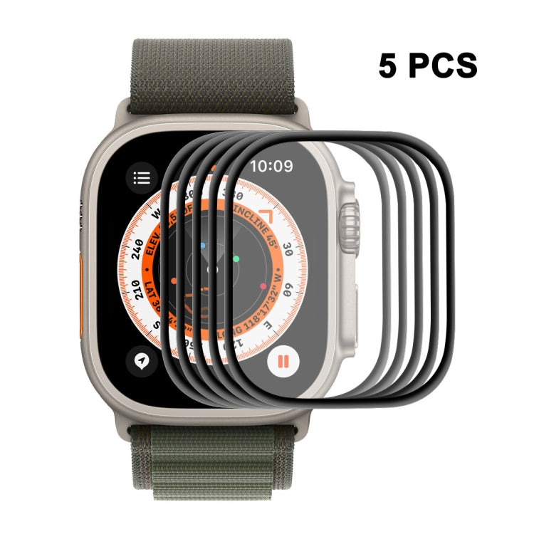 1 PCS ENKAY 3D Soft PC Edge PMMA Screen Film For Apple Watch Ultra / Ultra 2 / Ultra 3 49mm, 1 PCS, 2 PCS, 5 PCS, 10 PCS