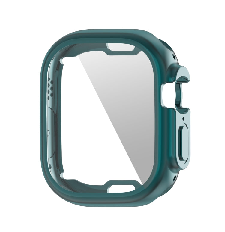 ENKAY Electroplated Soft TPU Case with Screen Film For Apple Watch Ultra / Ultra 2 49mm