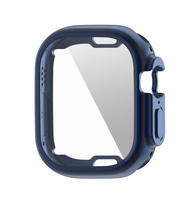 ENKAY Electroplated Soft TPU Case with Screen Film For Apple Watch Ultra / Ultra 2 49mm