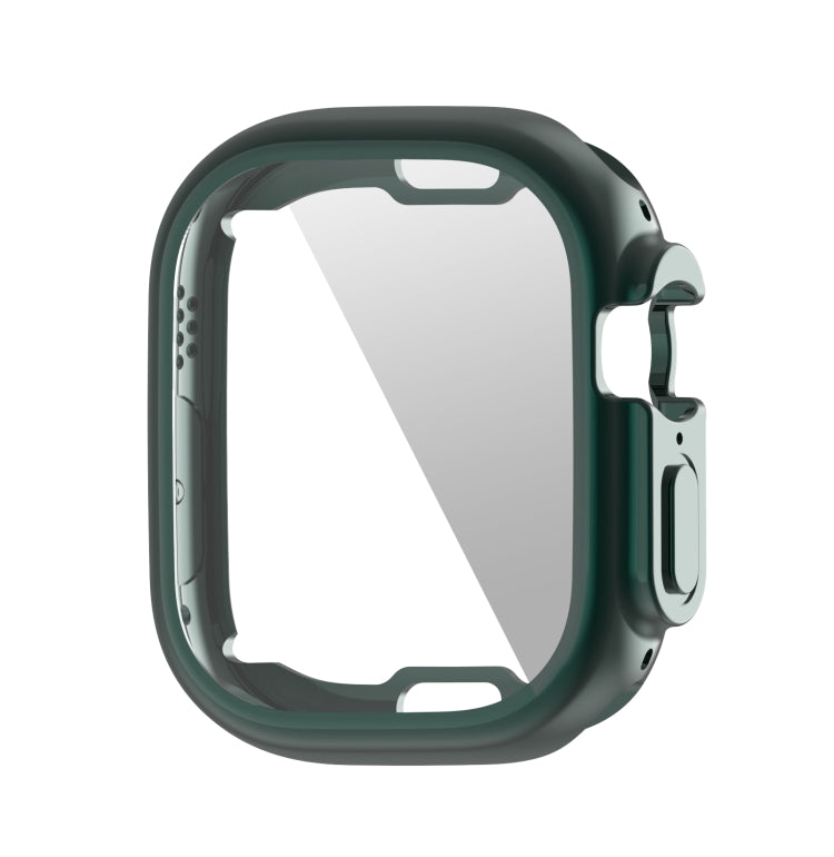 ENKAY Electroplated Soft TPU Case with Screen Film For Apple Watch Ultra / Ultra 2 49mm