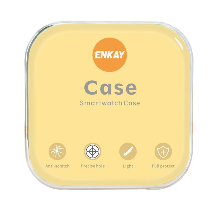 ENKAY Transparent TPU Case with Screen Film For Apple Watch Ultra 49mm
