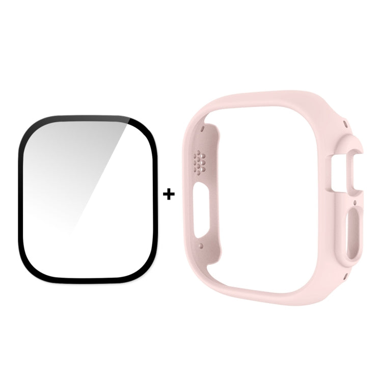 For Apple Watch Ultra / Ultra 2 49mm ENKAY 2 in 1 PC Case + Full Coverage 9H Tempered Glass Film