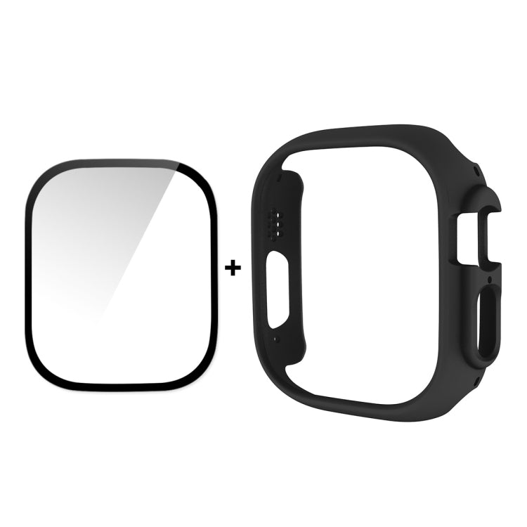 For Apple Watch Ultra / Ultra 2 49mm ENKAY 2 in 1 PC Case + Full Coverage 9H Tempered Glass Film