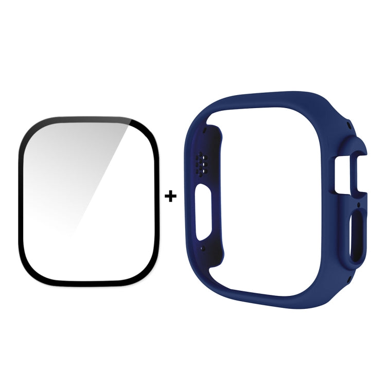 For Apple Watch Ultra / Ultra 2 49mm ENKAY 2 in 1 PC Case + Full Coverage 9H Tempered Glass Film