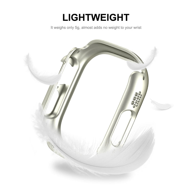 For Apple Watch Ultra / Ultra 2 49mm ENKAY 2 in 1 PC Case + Full Coverage 9H Tempered Glass Film