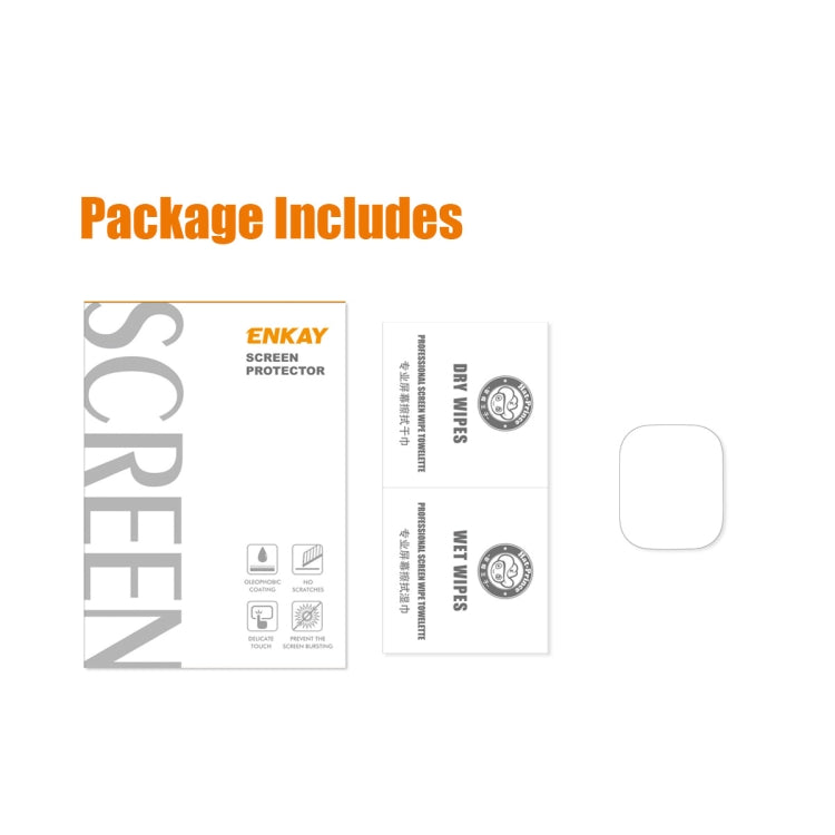 For Apple Watch Ultra / Ultra 2 / Ultra 3 49mm ENKAY 0.2mm 9H Tempered Glass Watch Film, 1pcs, 2pcs, 5pcs, 10pcs
