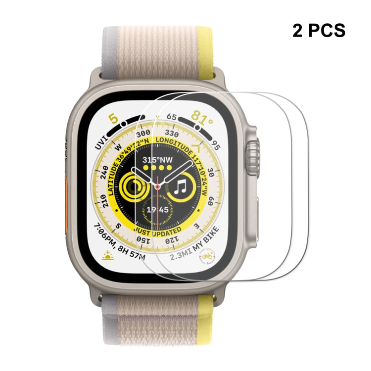 For Apple Watch Ultra / Ultra 2 / Ultra 3 49mm ENKAY 0.2mm 9H Tempered Glass Watch Film, 1pcs, 2pcs, 5pcs, 10pcs