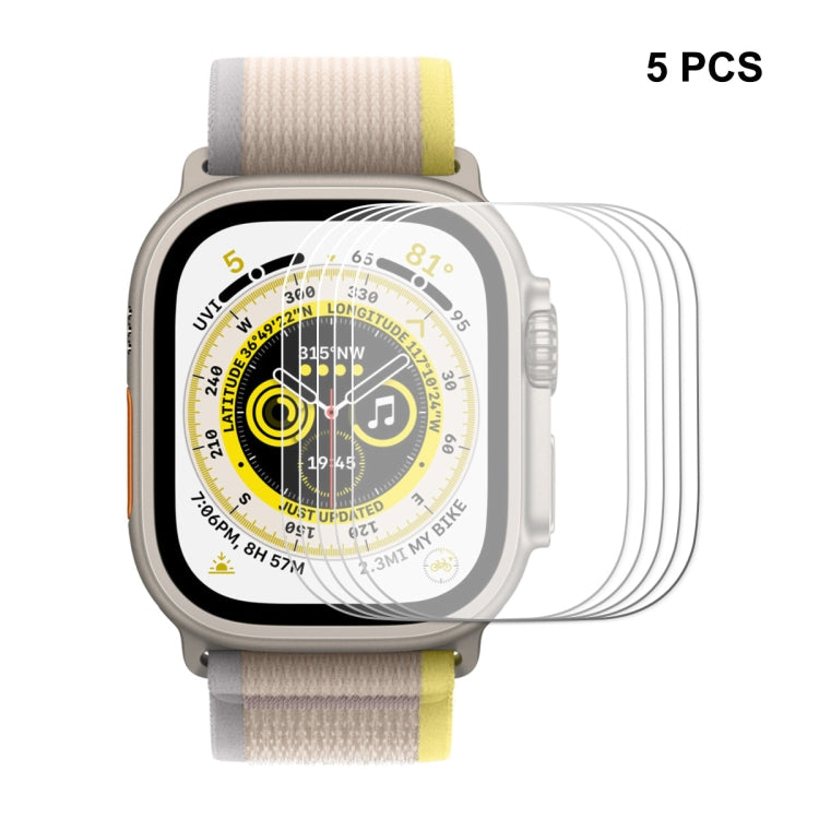 For Apple Watch Ultra / Ultra 2 / Ultra 3 49mm ENKAY 0.2mm 9H Tempered Glass Watch Film, 1pcs, 2pcs, 5pcs, 10pcs
