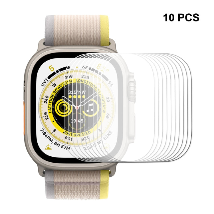 For Apple Watch Ultra / Ultra 2 / Ultra 3 49mm ENKAY 0.2mm 9H Tempered Glass Watch Film, 1pcs, 2pcs, 5pcs, 10pcs
