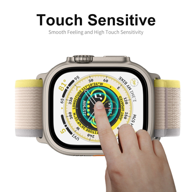 For Apple Watch Ultra / Ultra 2 / Ultra 3 49mm ENKAY 9H Full Cover Tempered Glass Watch Film, 1pcs, 2pcs, 5pcs, 10pcs