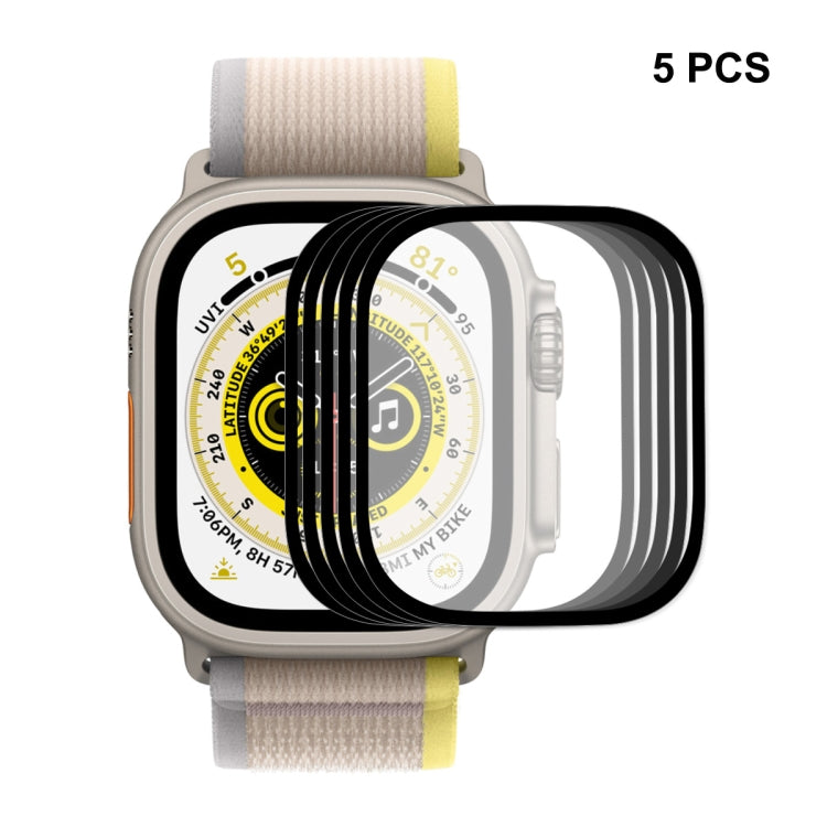 For Apple Watch Ultra / Ultra 2 / Ultra 3 49mm ENKAY 9H Full Cover Tempered Glass Watch Film, 1pcs, 2pcs, 5pcs, 10pcs