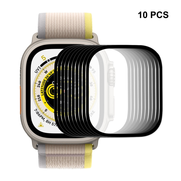 For Apple Watch Ultra / Ultra 2 / Ultra 3 49mm ENKAY 9H Full Cover Tempered Glass Watch Film, 1pcs, 2pcs, 5pcs, 10pcs