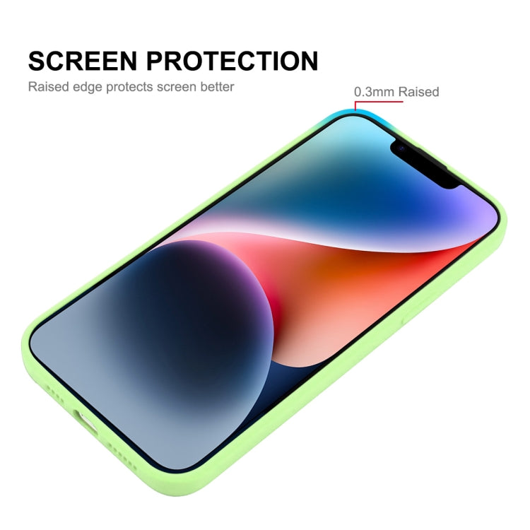 For iPhone 14 ENKAY Liquid Silicone Shockproof Soft Phone Case, For iPhone 14