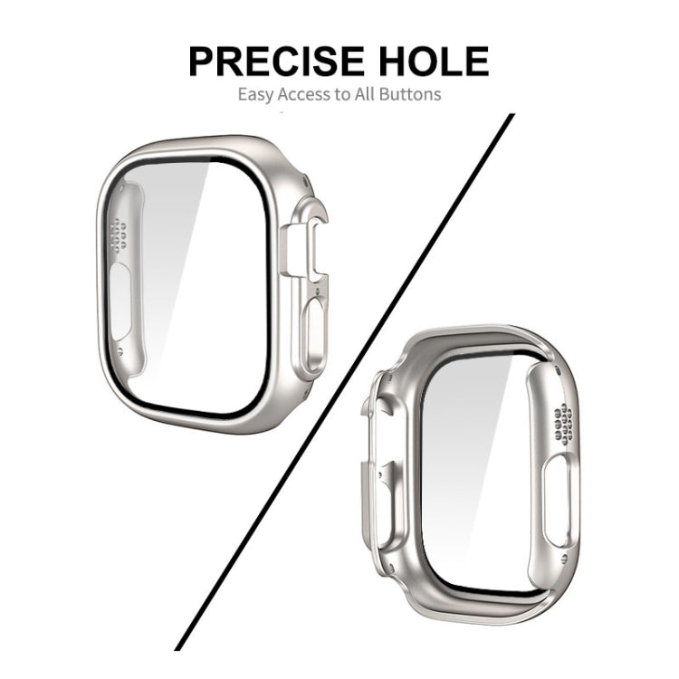 For Apple Watch Ultra / Ultra 2 49mm ENKAY PC Frame 9H Tempered Glass Case