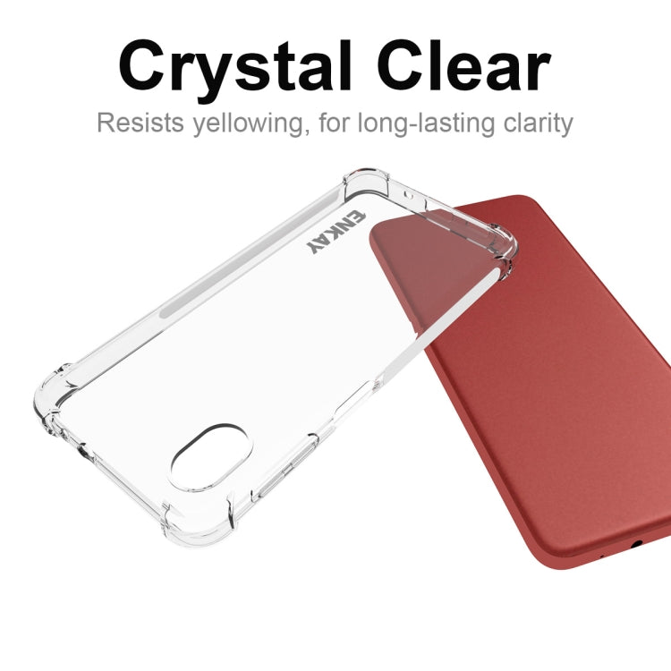 For Samsung Galaxy A23e 5G / A23 5G JP Version ENKAY Clear TPU Shockproof Phone Case, For Samsung Galaxy A23e 5G