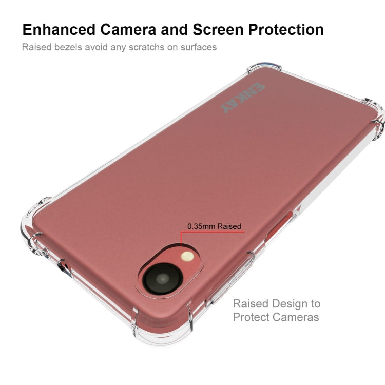For Samsung Galaxy A23e 5G / A23 5G JP Version ENKAY Clear TPU Shockproof Phone Case, For Samsung Galaxy A23e 5G