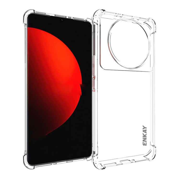 For Xiaomi 12S Ultra ENKAY Clear TPU Shockproof Phone Case, For Xiaomi 12S Ultra