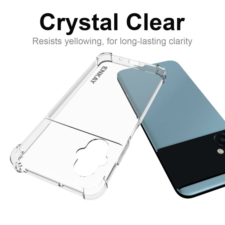 For Xiaomi Poco M5 4G ENKAY Clear TPU Shockproof Phone Case, For Xiaomi Poco M5 4G
