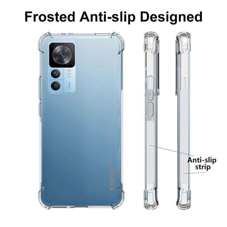 For Xiaomi Redmi K50 Ultra ENKAY Clear TPU Shockproof Phone Case, For Xiaomi Redmi K50 Ultra