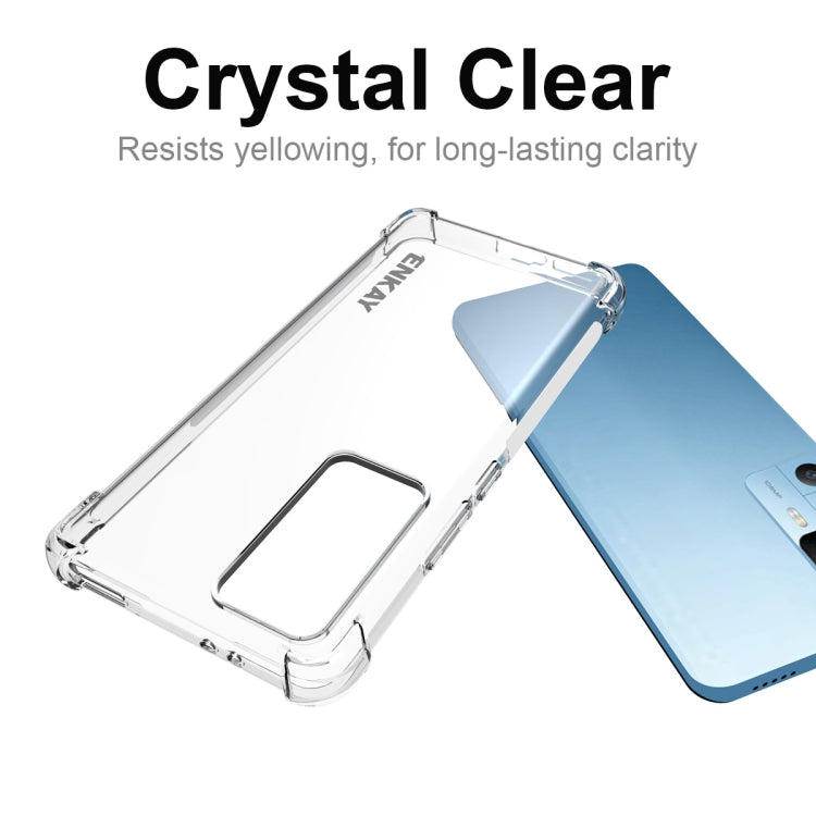 For Xiaomi Redmi K50 Ultra ENKAY Clear TPU Shockproof Phone Case, For Xiaomi Redmi K50 Ultra