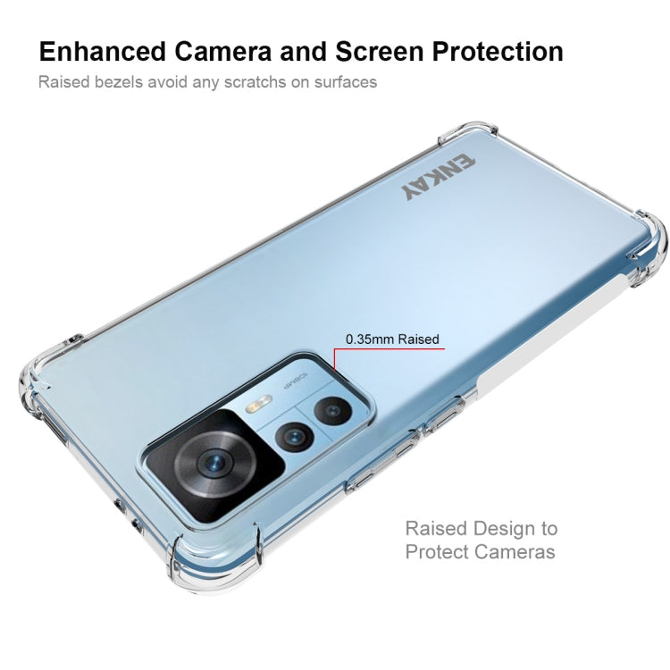 For Xiaomi Redmi K50 Ultra ENKAY Clear TPU Shockproof Phone Case, For Xiaomi Redmi K50 Ultra