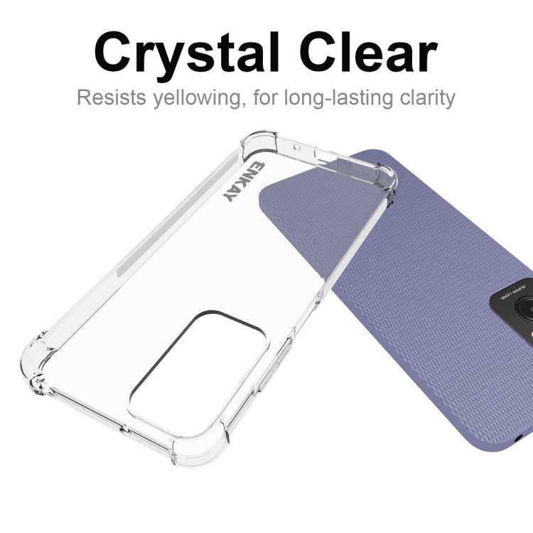 For Xiaomi Redmi 11 Prime 4G ENKAY Clear TPU Shockproof Phone Case, For Xiaomi Redmi 11 Prime 4G