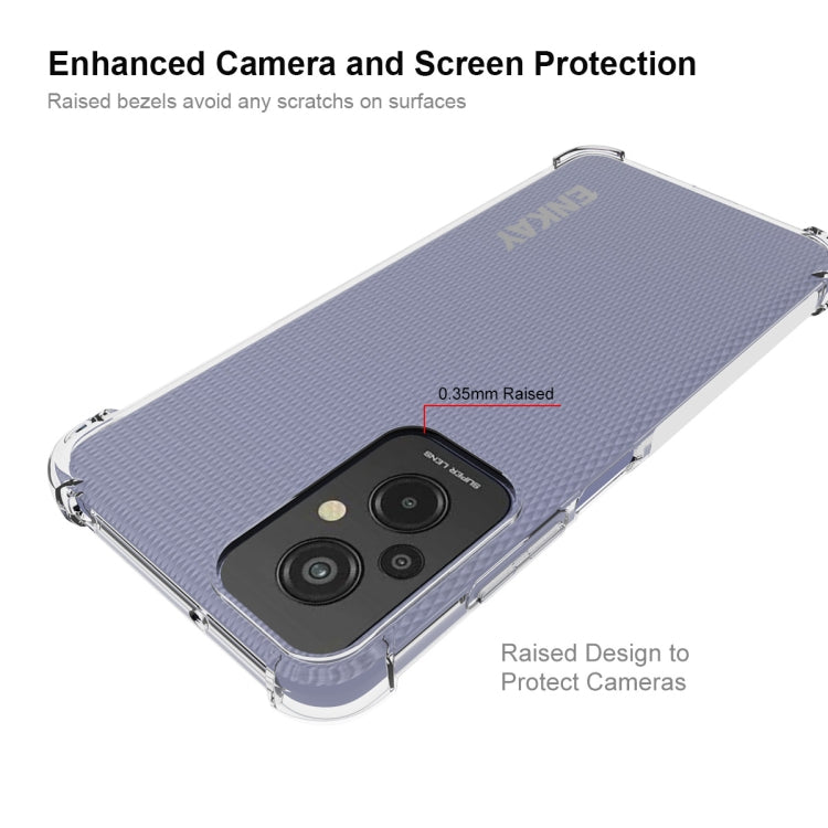 For Xiaomi Redmi 11 Prime 4G ENKAY Clear TPU Shockproof Phone Case, For Xiaomi Redmi 11 Prime 4G