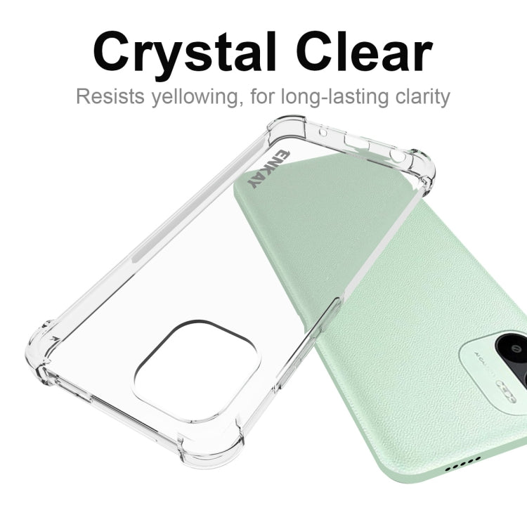 For Xiaomi Redmi A1 4G ENKAY Clear TPU Shockproof Phone Case, For Xiaomi Redmi A1 4G
