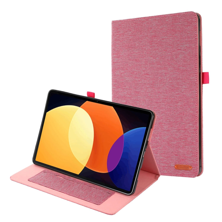 Fabric Leather Tablet Case, For Xiaomi Mi Pad 5 Pro 12.4