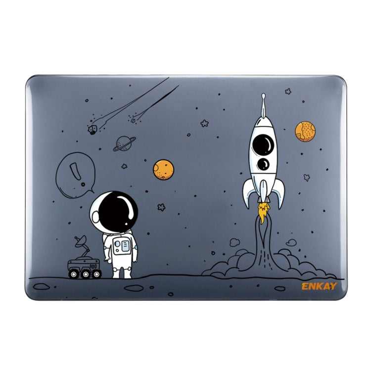 For MacBook Air 13.6 2022/2024  A2681 (M2) / A3113  (M3) ENKAY Hat-Prince Spaceman Pattern Protective Crystal Case Cover Hard Shell, For MacBook Air 13.6 2022/2024  A2681 (M2) / A3113  (M3)