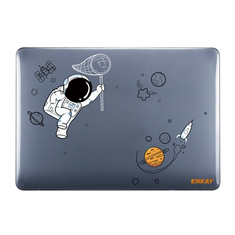For MacBook Air 13.6 2022/2024  A2681 (M2) / A3113  (M3) ENKAY Hat-Prince Spaceman Pattern Protective Crystal Case Cover Hard Shell, For MacBook Air 13.6 2022/2024  A2681 (M2) / A3113  (M3)