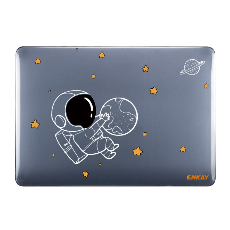 For MacBook Air 13.6 2022/2024  A2681 (M2) / A3113  (M3) ENKAY Hat-Prince Spaceman Pattern Protective Crystal Case Cover Hard Shell, For MacBook Air 13.6 2022/2024  A2681 (M2) / A3113  (M3)