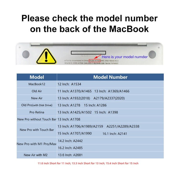 For MacBook Air 13.6 2022/2024 A2681 (M2) / A3113 (M3) ENKAY Hat-Prince Streamer Series Protective Crystal Case Cover Hard Shell, For MacBook Air 13.6 2022/2024 A2681 (M2) / A3113 (M3)