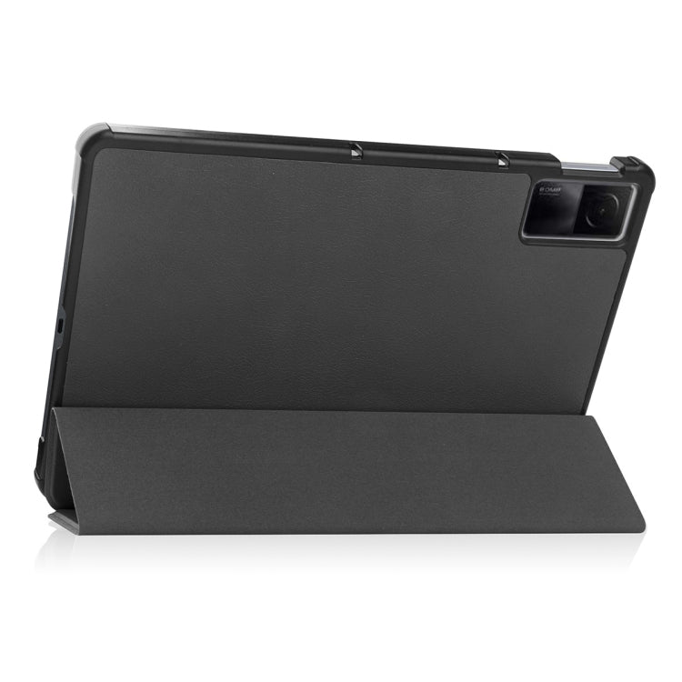 For Xiaomi Redmi Pad 10.61 inch ENKAY Tri-fold Custer Texture Leather Stand Smart Case, For Xiaomi Redmi Pad 10.61 inch