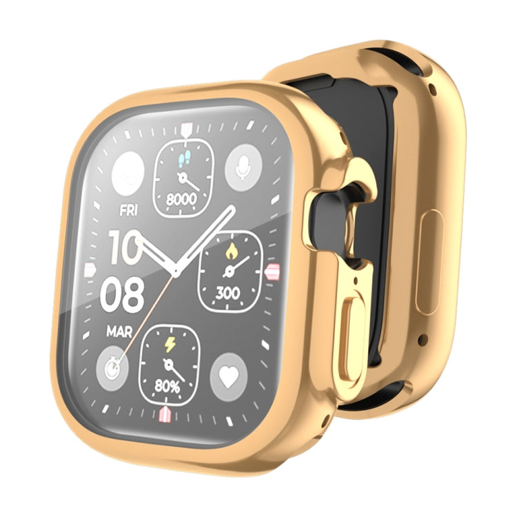 For Apple Watch Ultra / Ultra 2 49mm ENKAY Full Coverage Electroplated Soft TPU Case with Screen Film