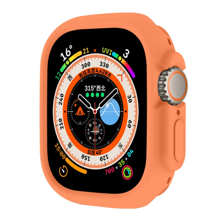 For Apple Watch Ultra 49mm ENKAY Solid Color Protective Soft TPU Frame Case