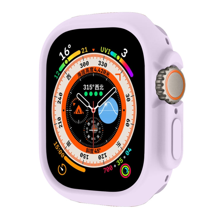 For Apple Watch Ultra 49mm ENKAY Solid Color Protective Soft TPU Frame Case