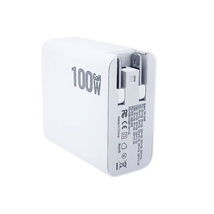 Chargeur multiport GaN 100 W double USB + double USB-C/Type-C pour Apple MacBook, prise US, prise US/UE, prise US/UK, prise US/AU, prise US/UE/UK, prise US/UE/UK/AU