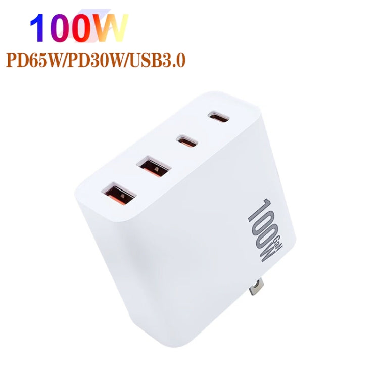 Chargeur multiport GaN 100 W double USB + double USB-C/Type-C pour Apple MacBook, prise US, prise US/UE, prise US/UK, prise US/AU, prise US/UE/UK, prise US/UE/UK/AU