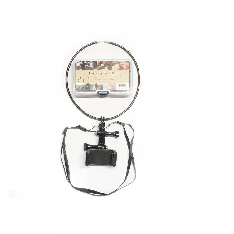 Collar Lazy Adjustable Neck Bracket for GoPro Action Camera Smartphones, Mini, Standard
