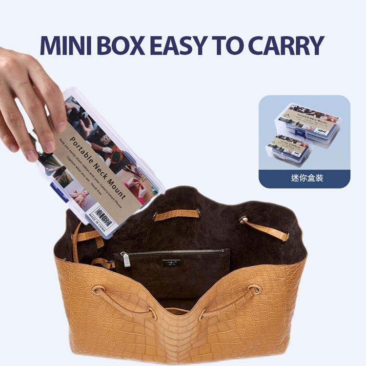 Collar Lazy Adjustable Neck Bracket for GoPro Action Camera Smartphones, Mini, Standard