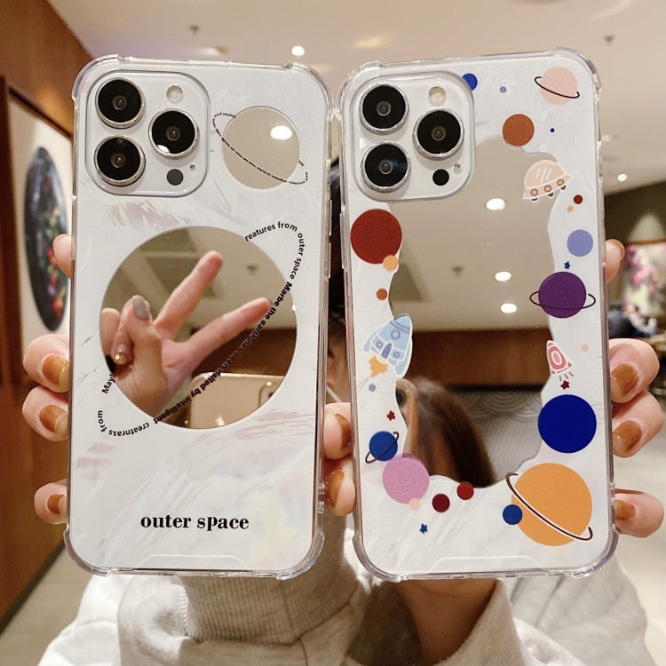Color Painted Mirror Phone Case, For iPhone 14 Pro, For iPhone 14 Pro Max