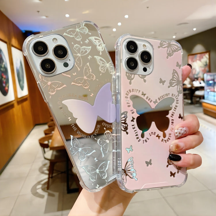 Color Painted Mirror Phone Case, For iPhone 14 Pro, For iPhone 14 Pro Max