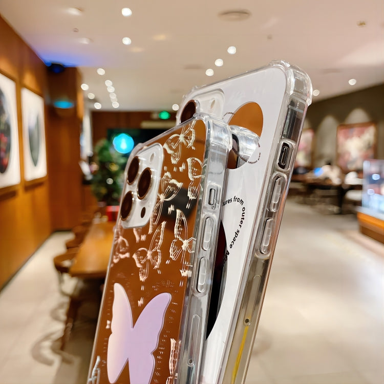 Color Painted Mirror Phone Case, For iPhone 14 Pro, For iPhone 14 Pro Max