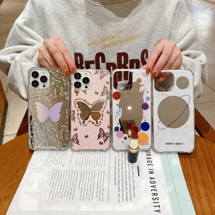 Color Painted Mirror Phone Case, For iPhone 14 Pro, For iPhone 14 Pro Max